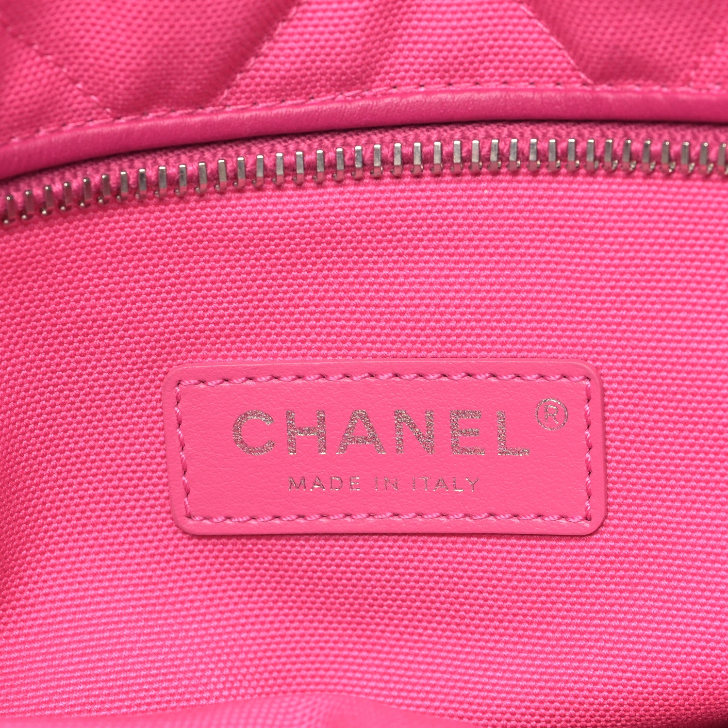 Chanel Canvas CC Coco Beach Shopping Tote Pink Ivory 6 of 9