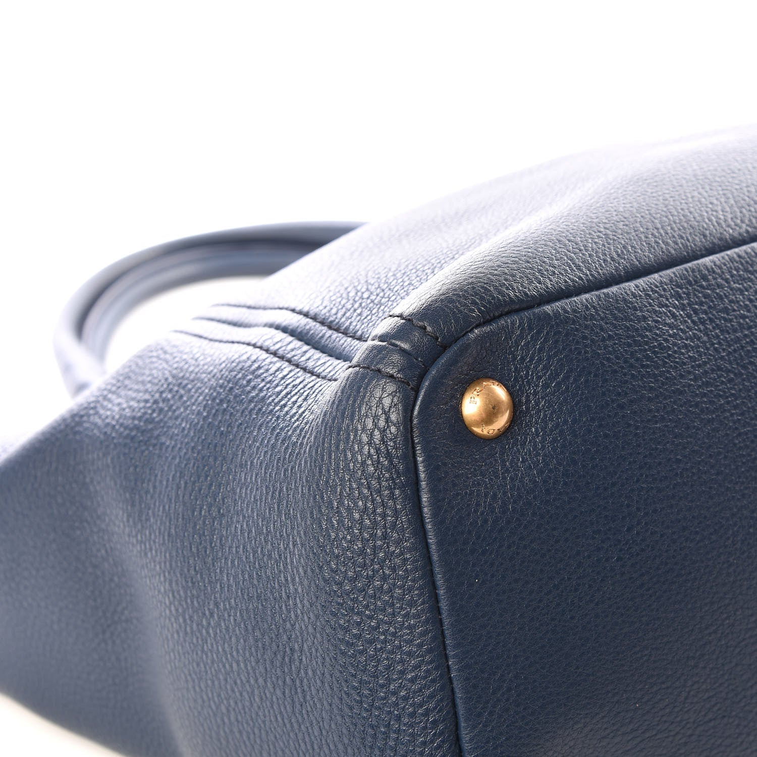 Prada Vitello Daino Side Pocket Hobo Bluette 5 of 10