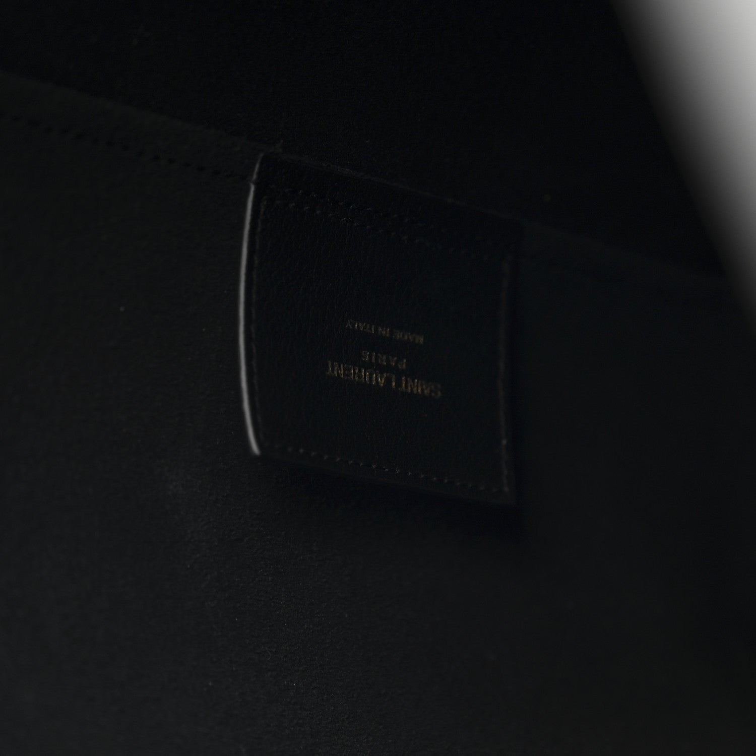 Saint Laurent Calfskin Large Shopping Tote Black 7 of 11