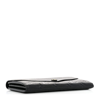 Louis Vuitton Empreinte Sarah Wallet NM Black 4 of 12