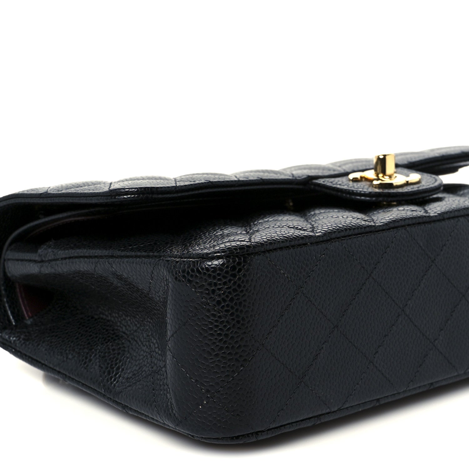 Chanel Caviar Quilted Medium Double Flap Black 10 of 11
