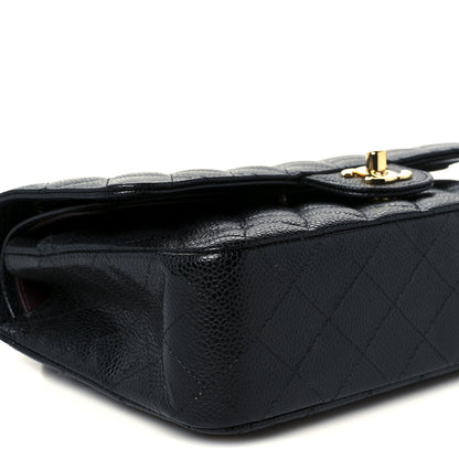 Chanel Caviar Quilted Medium Double Flap Black 10 of 11