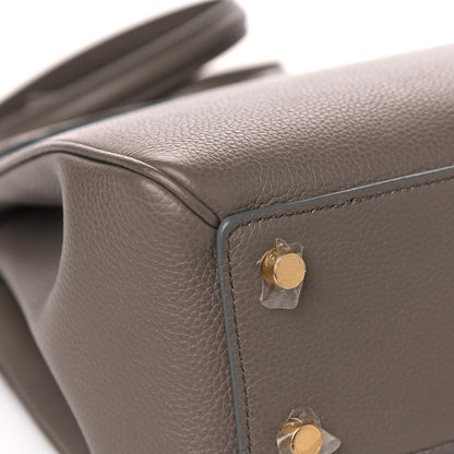 Celine Grained Calfskin Small 16 Top Handle Bag Pebble 12 of 14