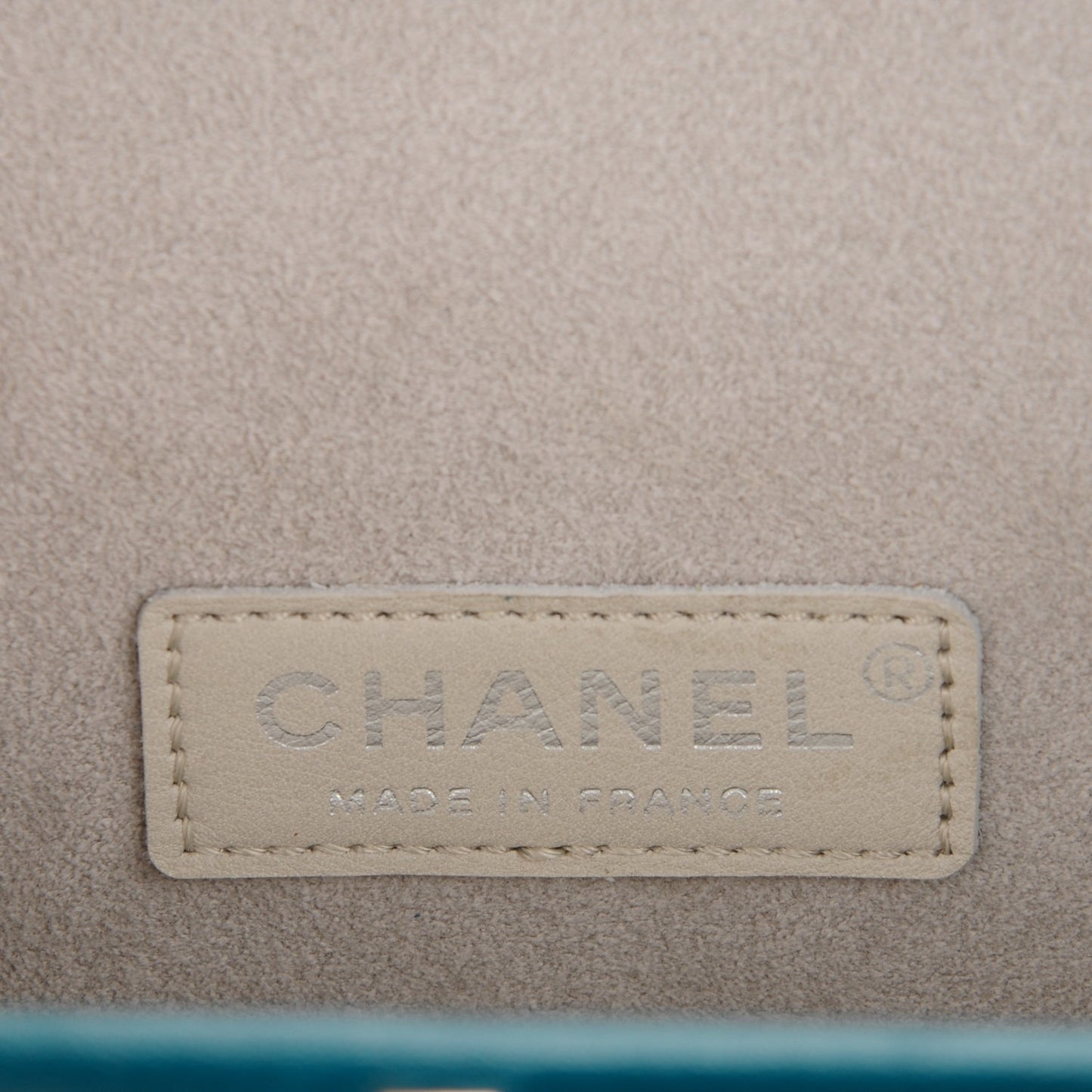 Lambskin Quilted Clutch Dark Blue