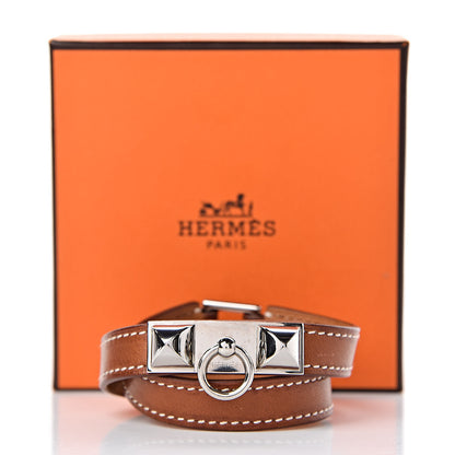 Hermes Barenia Rivale Double Tour Bracelet XS Fauve 5 of 5