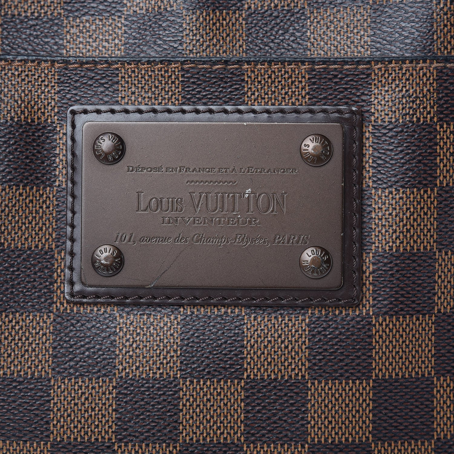 Louis Vuitton Damier Ebene Brooklyn Flat Pochette 15 of 17