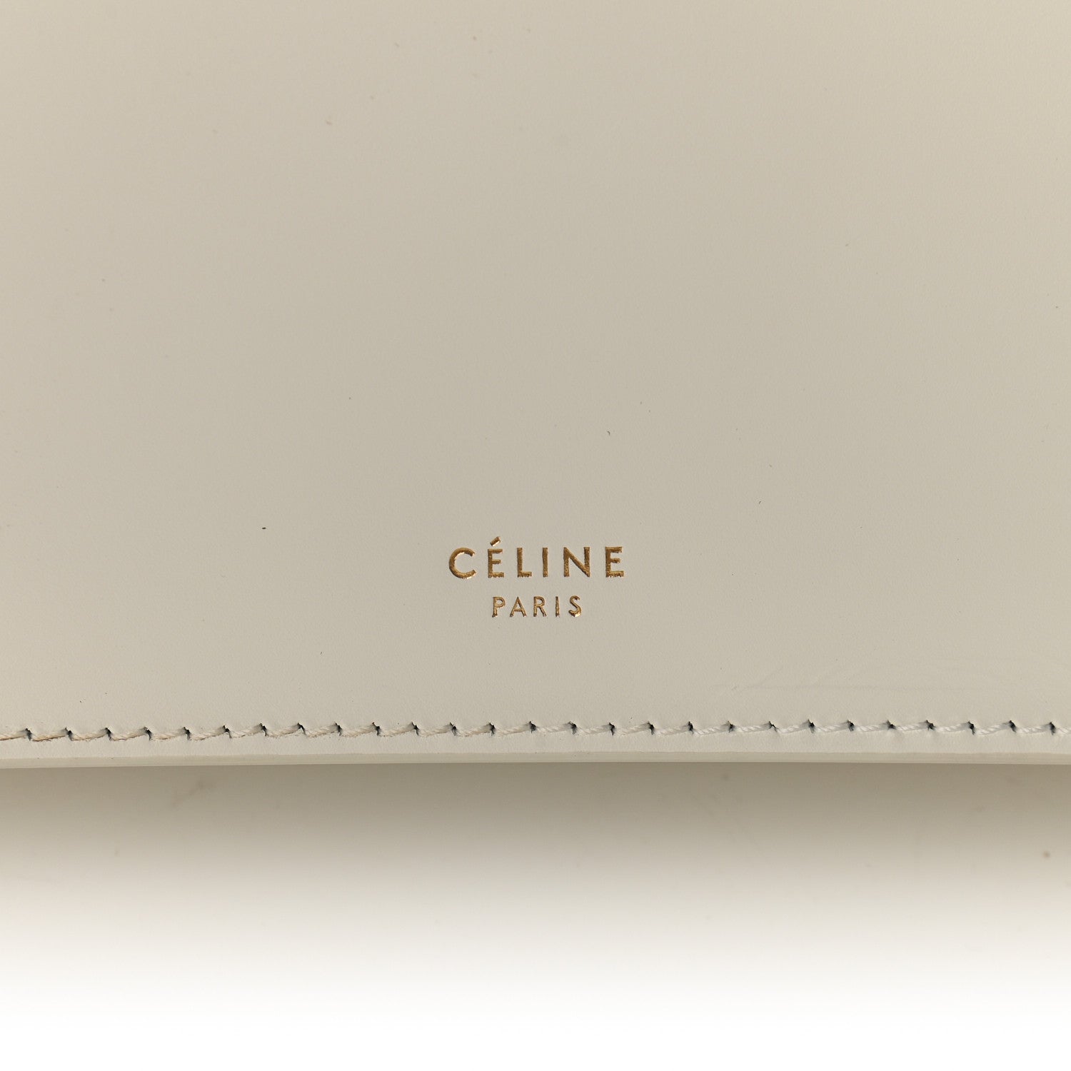 Celine Box Calfskin Medium Clasp Bag White 6 of 8
