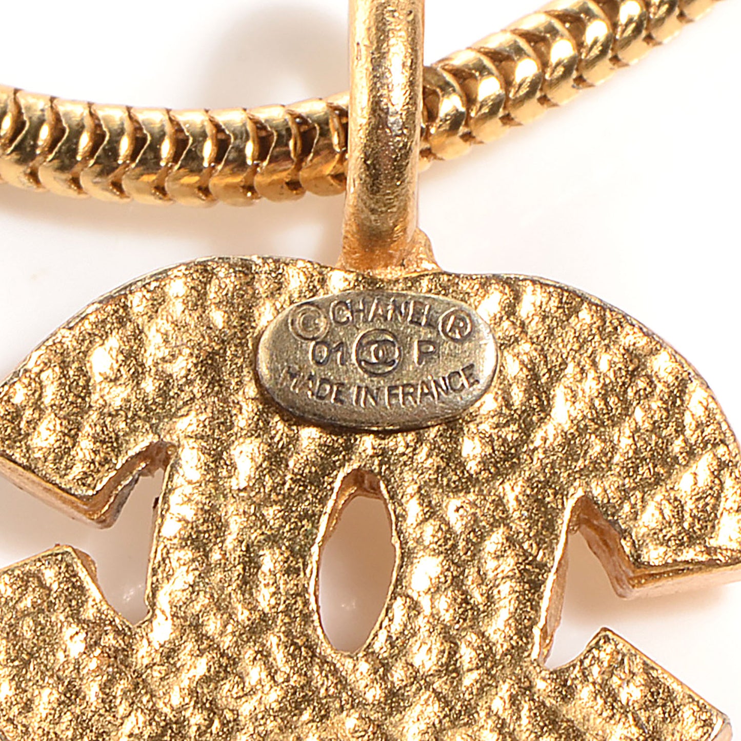 CC Logo Charm Bracelet Gold