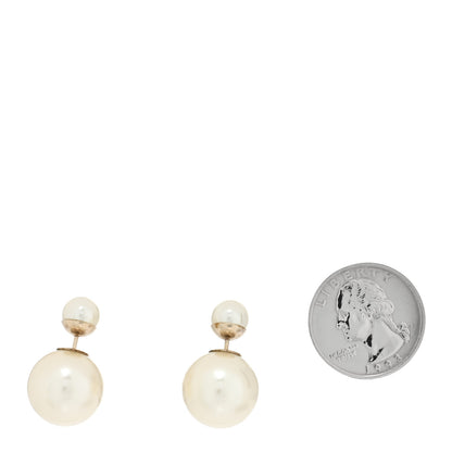 Christian Dior Pearl Mise En Dior Tribal Earrings Gold 2 of 5