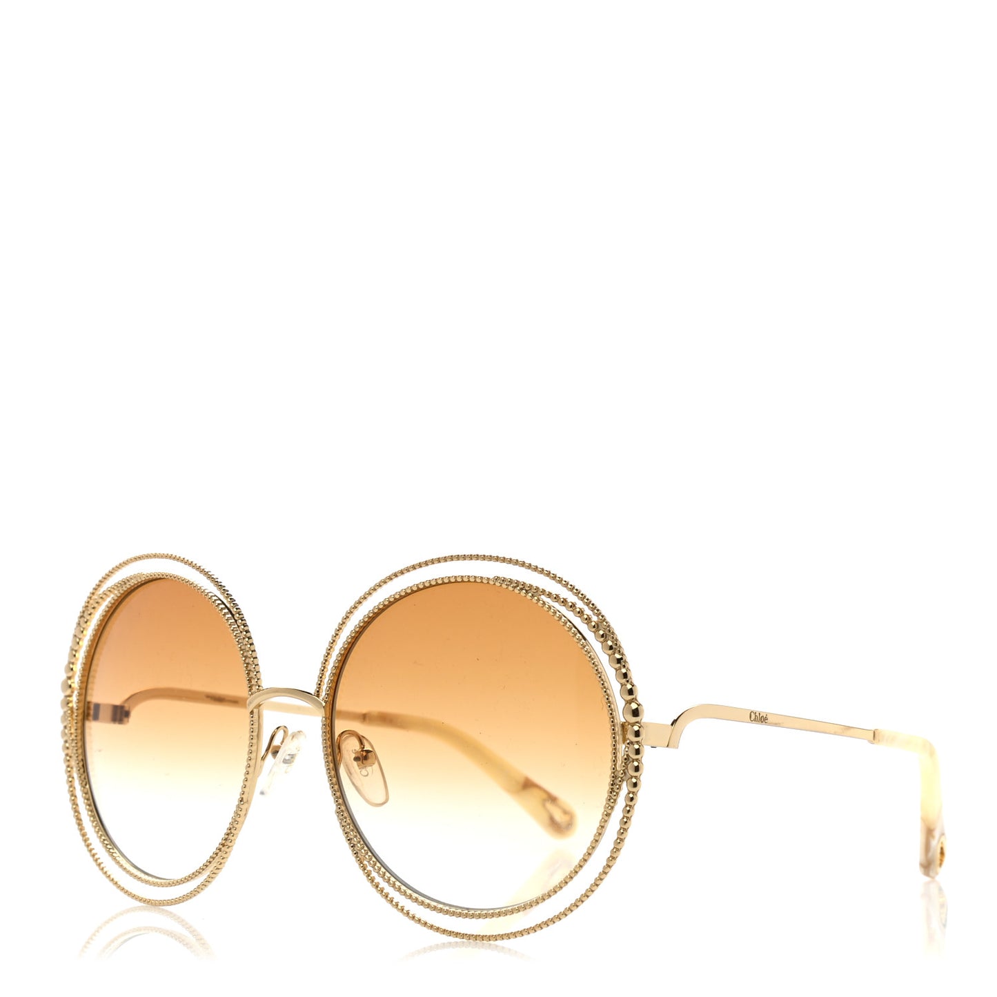 Oversized Round Carlina Oversized Round Sunglasses CE114SC Gold