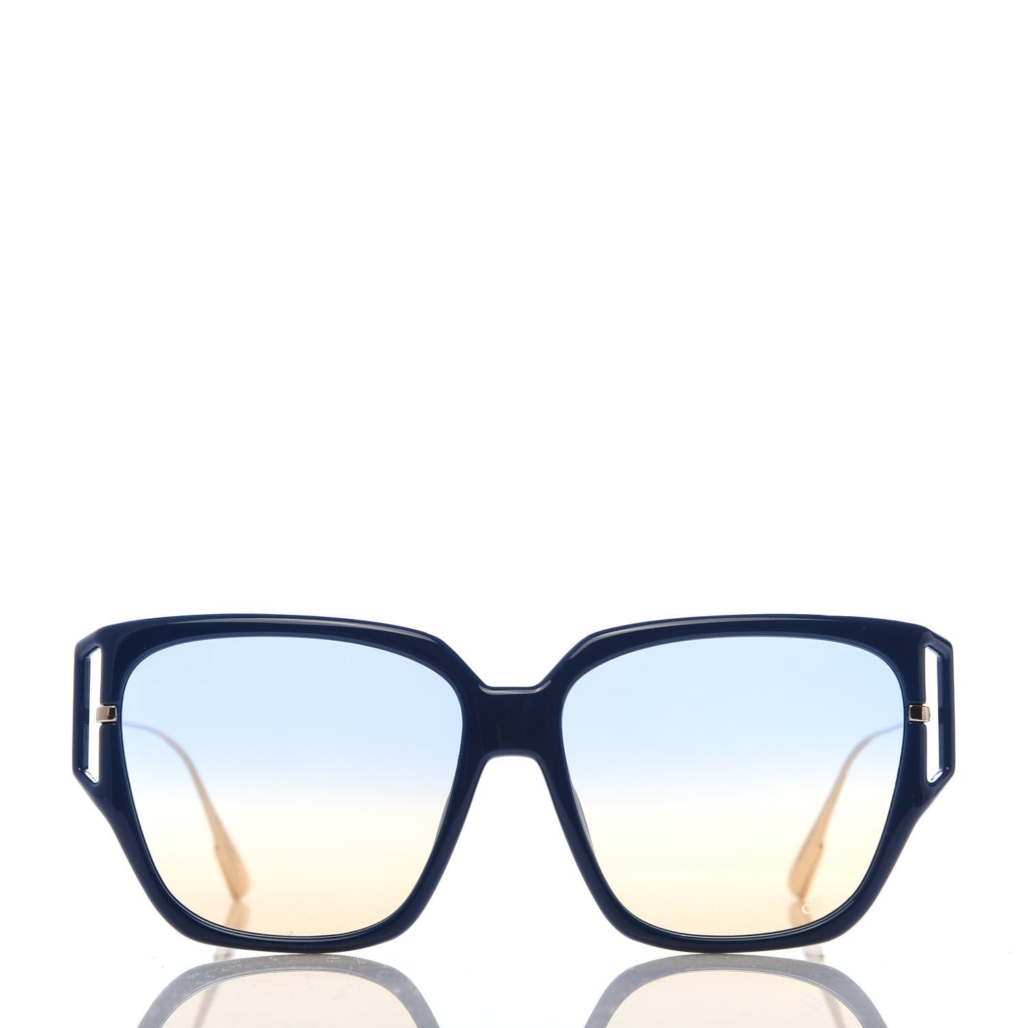 Christian Dior Direction 3F Sunglasses Blue Gold 2 of 8