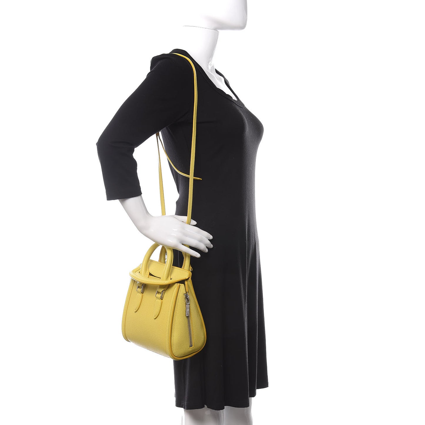 Calfskin Mini Heroine Yellow