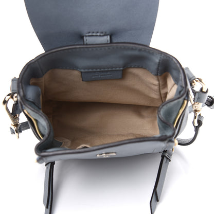 Chloe Suede Calfskin Mini Faye Backpack Cloudy Blue 4 of 9