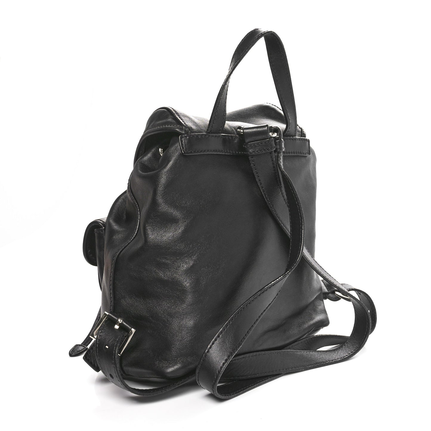 Calfskin Backpack Black