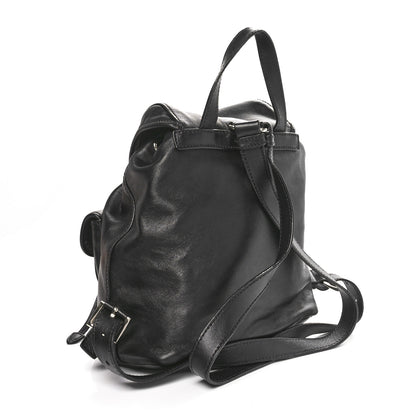 Prada Calfskin Backpack Black 3 of 9