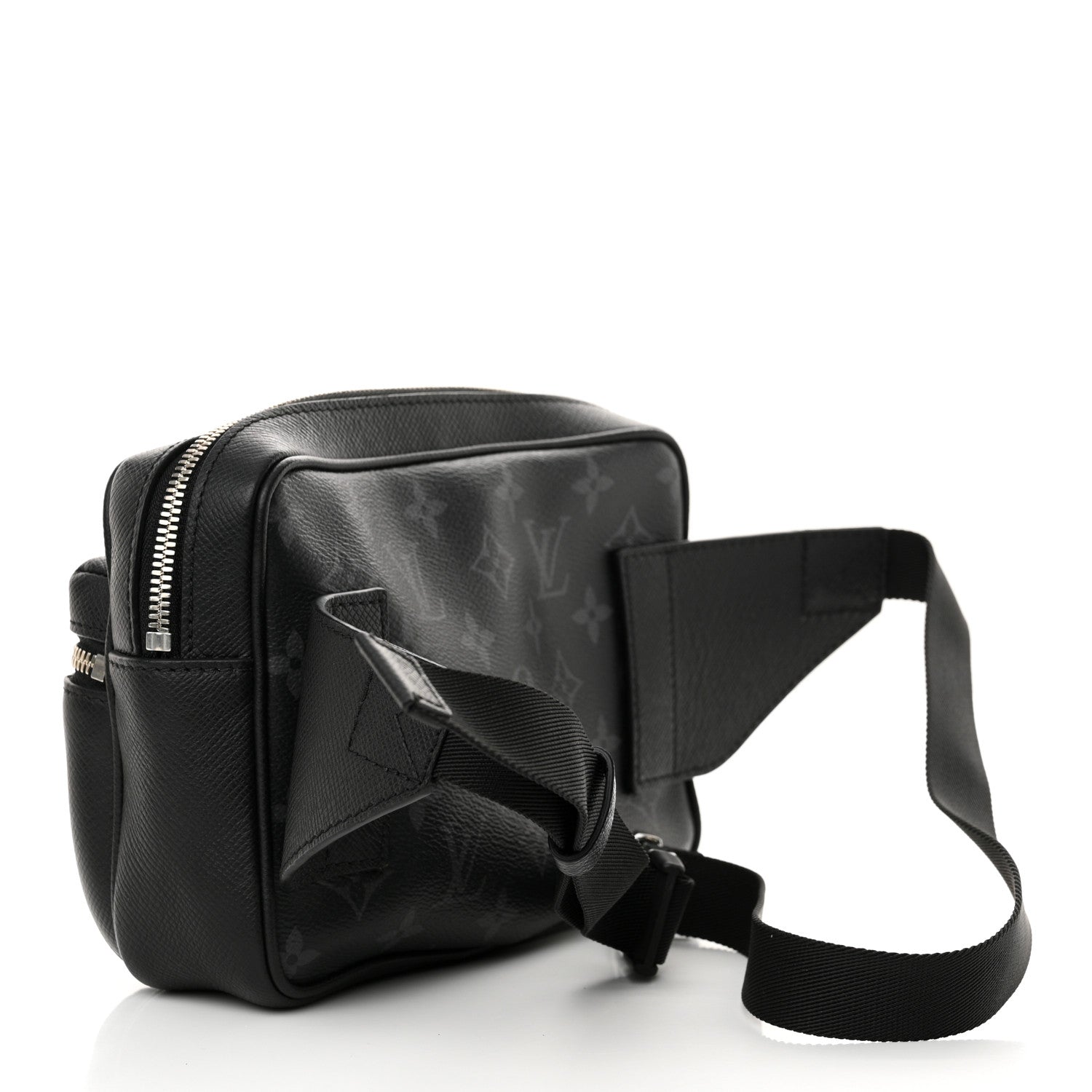 Louis Vuitton Taiga Monogram Eclipse Outdoor Bum Bag Black 3 of 9