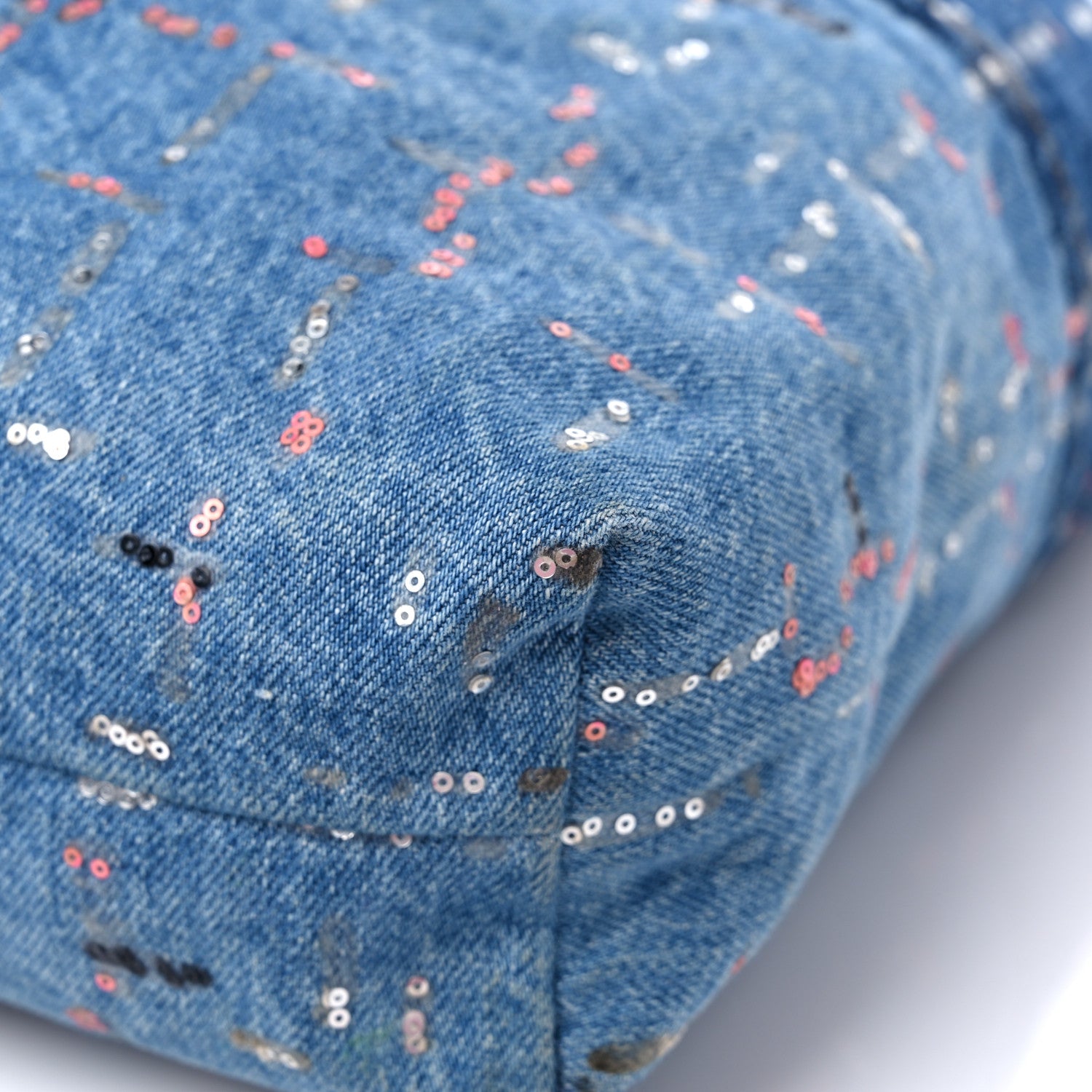 Chanel Denim Sequin Chanel 22 Blue 12 of 14