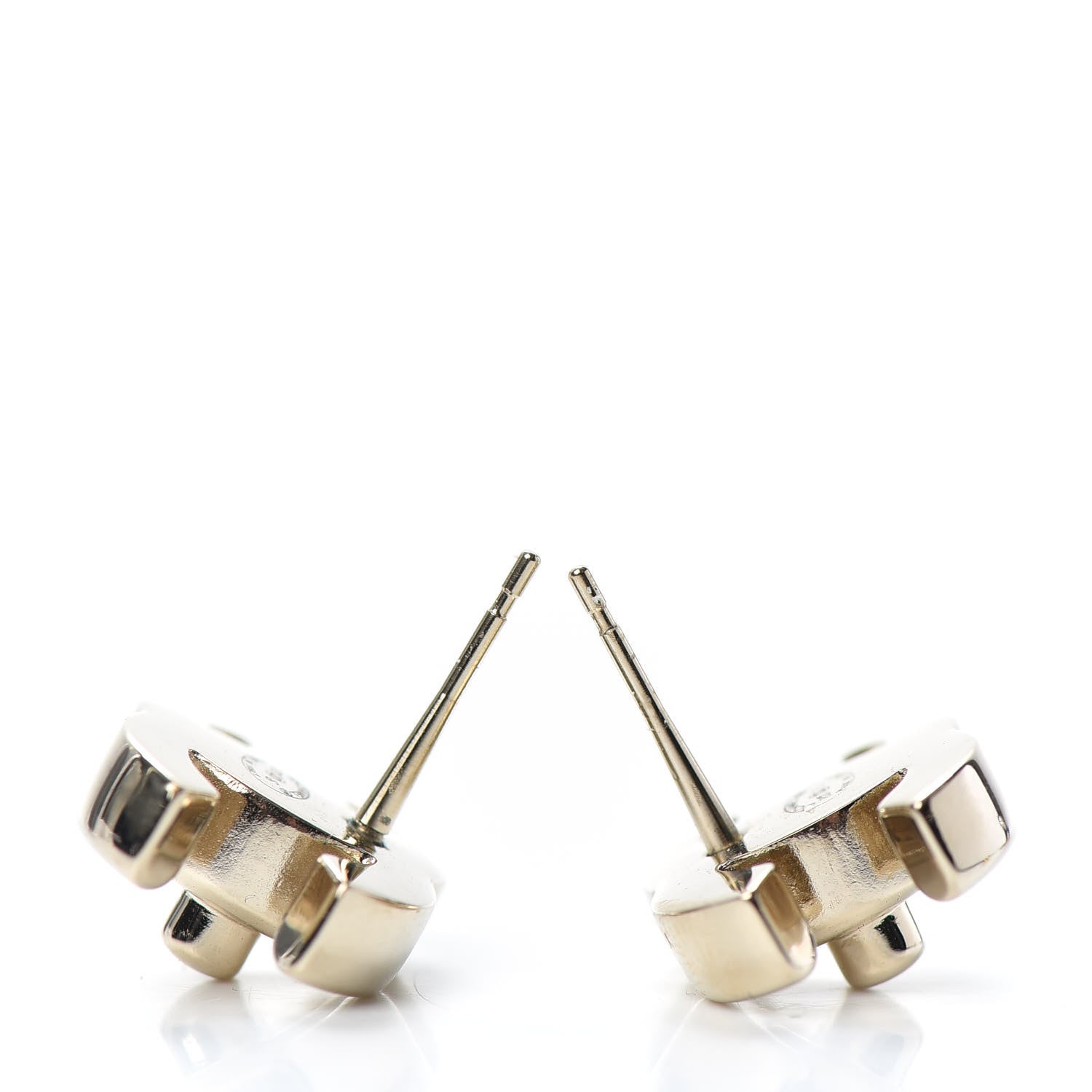 Chanel Metal CC Turnlock Earrings Gold 3 of 4