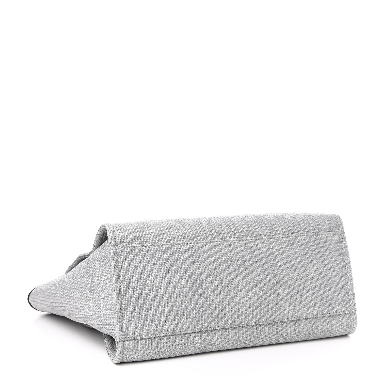 Chanel Canvas Deauville Large Tote Grey 5 of 12