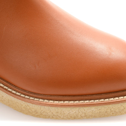 Hermes Heritage Calfskin History Ankle Boots 36 Naturel 10 of 11