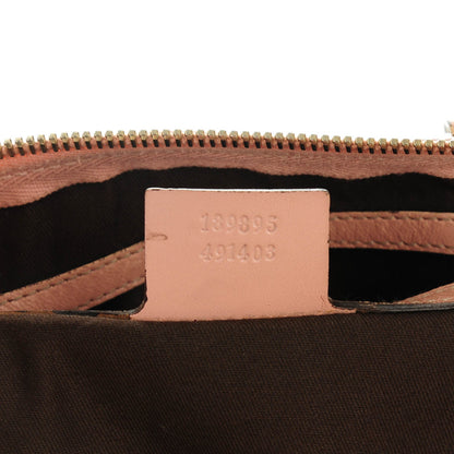 Gucci GG Plus Monogram Web Stripe Medium Joy Boston Pink 7 of 7