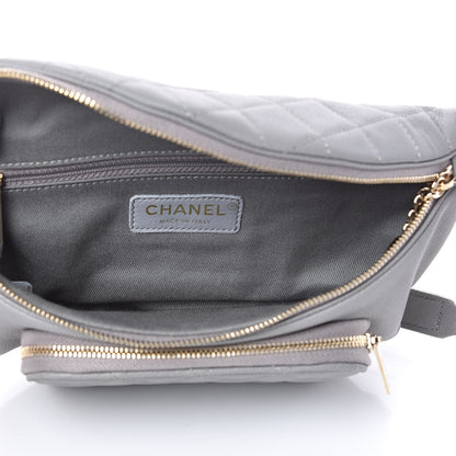 Chanel Caviar Quilted Business Affinity Waist Bag Grey 5 of 9