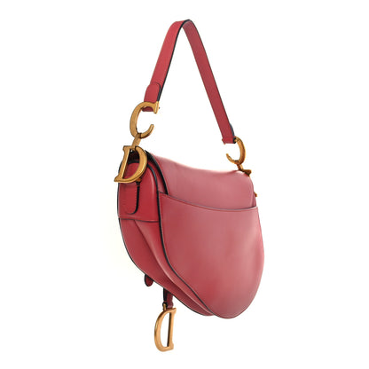 Christian Dior Calfskin Saddle Bag Pink 3 of 9