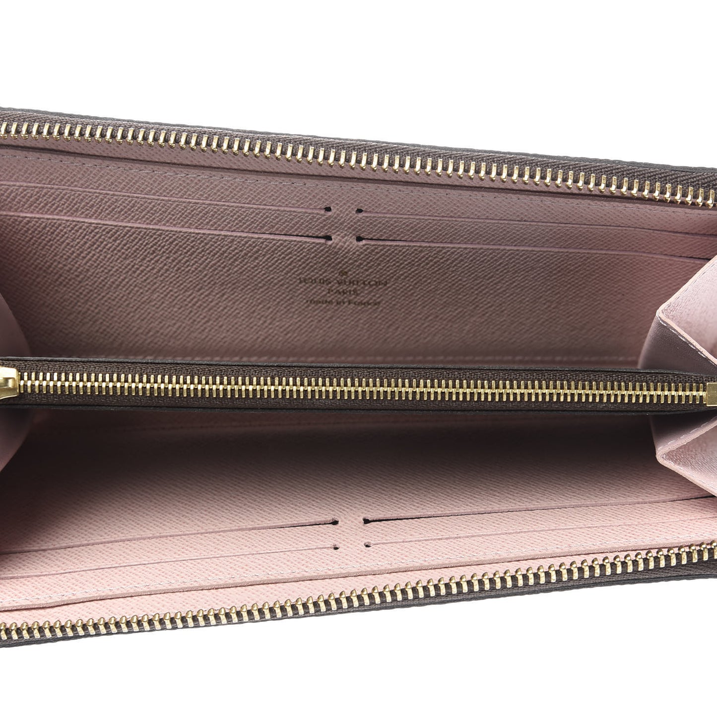 Monogram Clemence Wallet Rose Ballerine