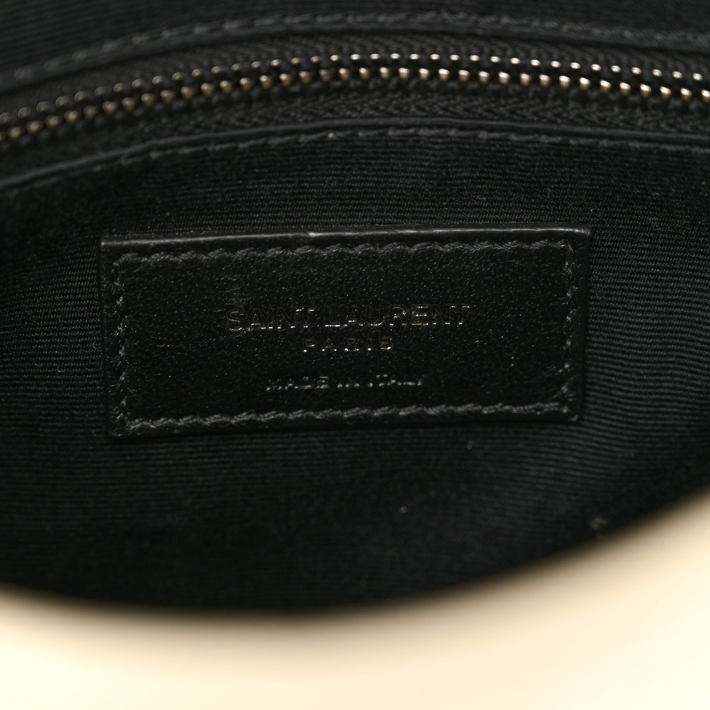 Crinkled Calfskin Matelasse Monogram Niki Chain Wallet Crema Soft