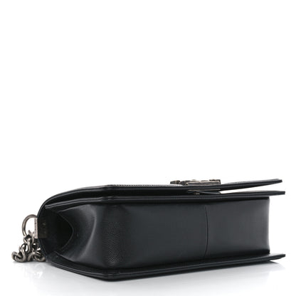 Chanel Caviar Quilted Medium Boy Flap Black 4 of 11