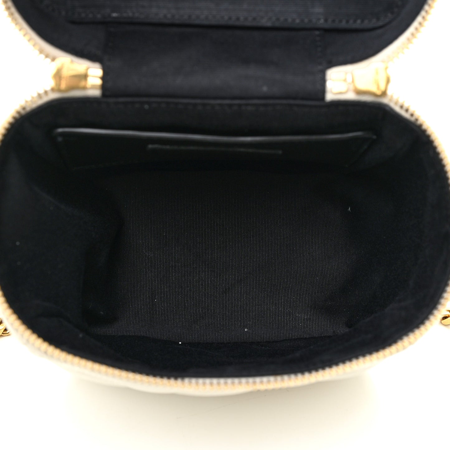 Grain de Poudre Quilted 80's Vanity Bag Crema Soft