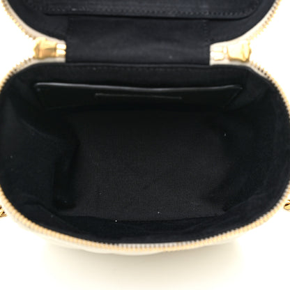 Saint Laurent Grain de Poudre Quilted 80's Vanity Bag Crema Soft 5 of 12