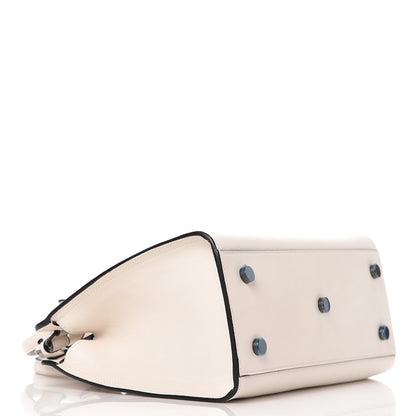 Saint Laurent Calfskin Monogram Baby Cabas Dove White 5 of 8