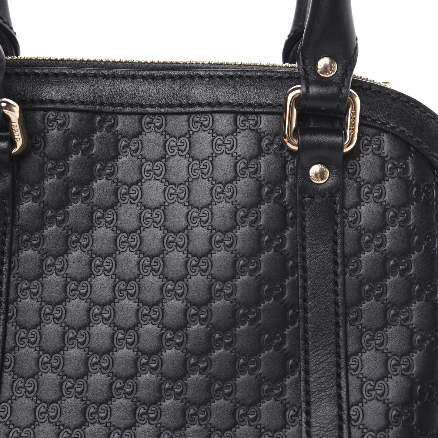 Microguccissima Mini Dome Bag Black