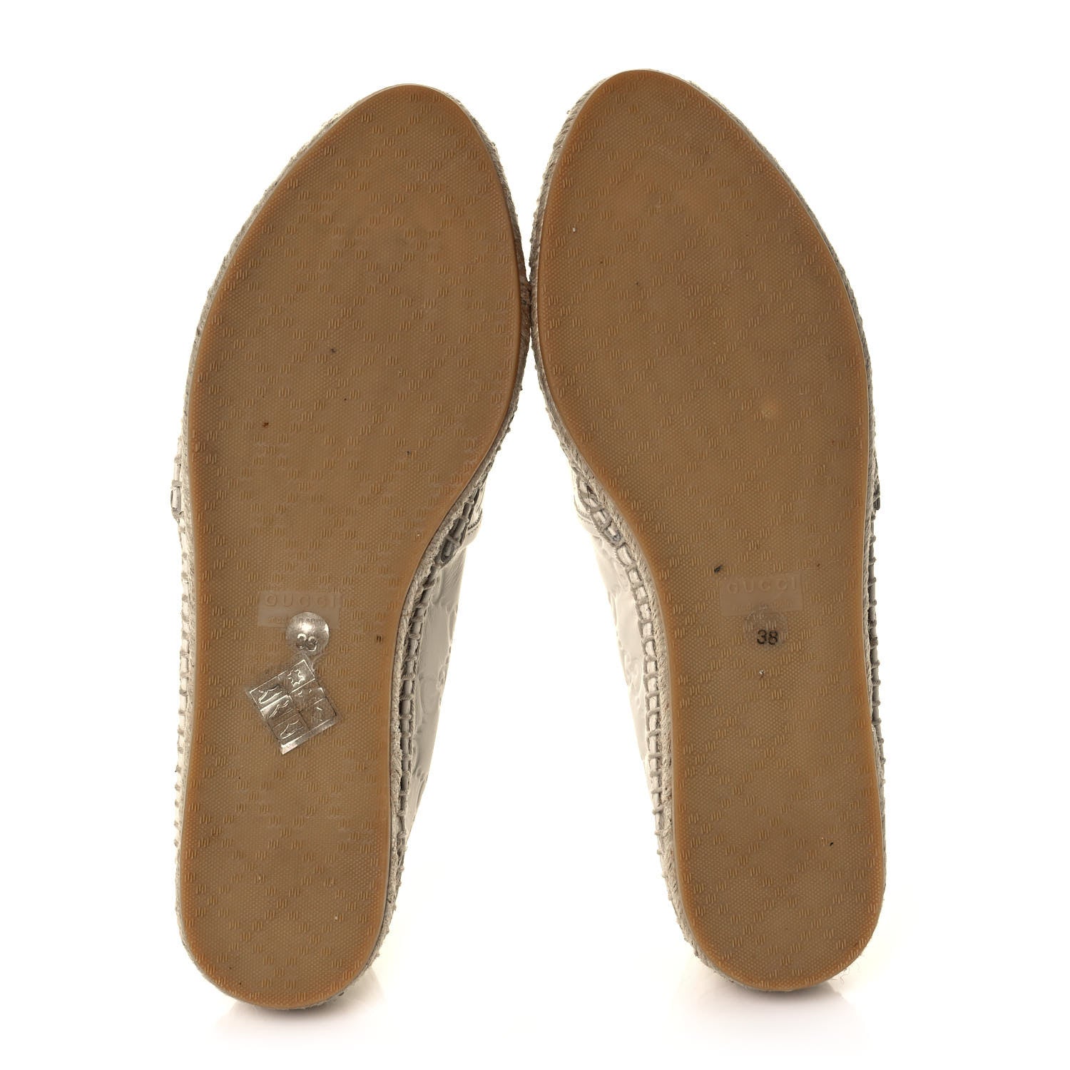 Gucci Guccissima Signature Espadrilles 38 Mystic White 5 of 11