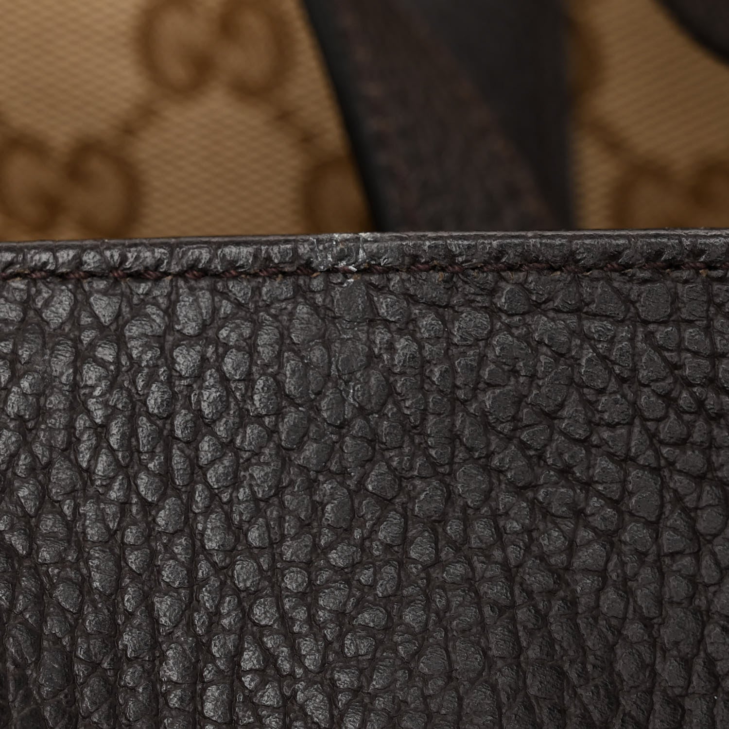 Gucci GG Monogram Large Joy Tote Bag Dark Brown 13 of 14
