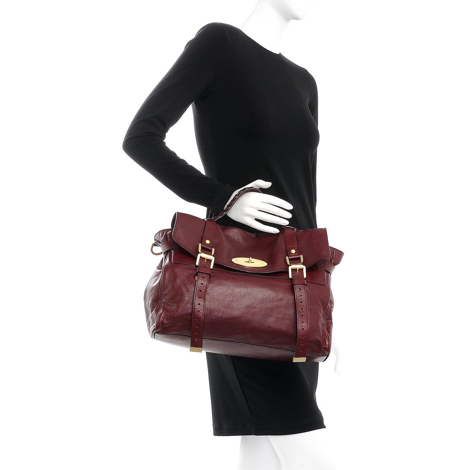 Mulberry Soft Buffalo Oversized Alexa Conker 3 of 14