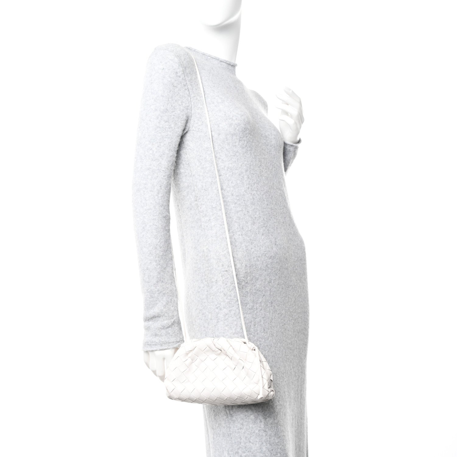Bottega Veneta Nappa Intrecciato The Mini Pouch Chalk 2 of 10