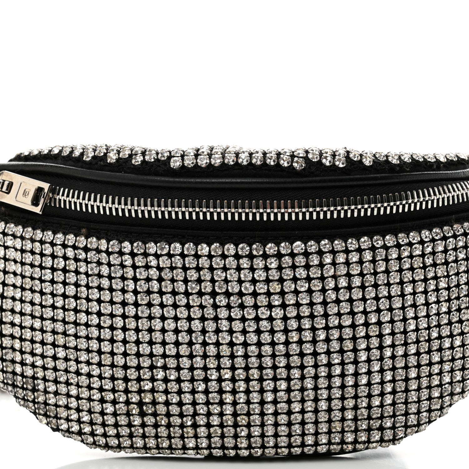 Alexander Wang Rhinestone Mesh Mini Attica Belt Bag Black 8 of 11