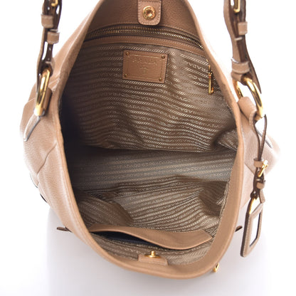 Prada Vitello Daino Hobo Sughero 5 of 14
