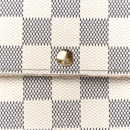 Louis Vuitton Damier Azur Sarah Wallet 8 of 13