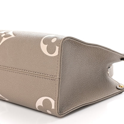Louis Vuitton Empreinte Monogram Giant Onthego PM Tourterelle Creme 9 of 9