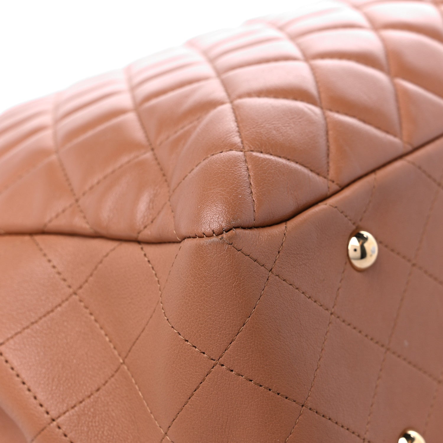 Chanel Caviar Quilted Large Shopping Tote Dark Beige 10 of 14