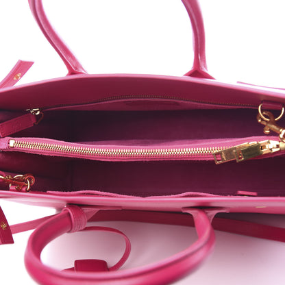 Saint Laurent Calfskin Small Sac De Jour Lipstick Fuchsia 4 of 8
