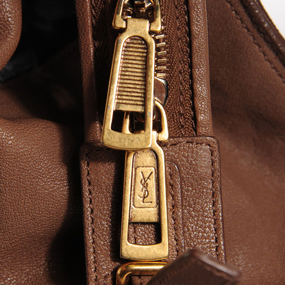 Saint Laurent Sheepskin Medium Cabas ChYc Brown 9 of 9