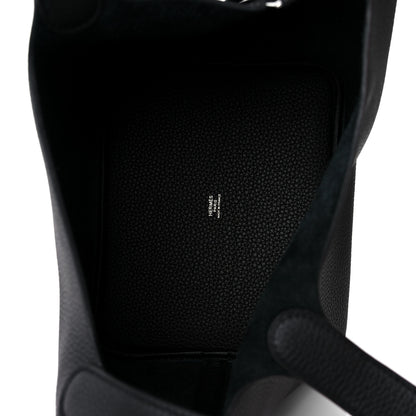 Hermes Taurillon Clemence Picotin Lock 22 MM Black 5 of 11