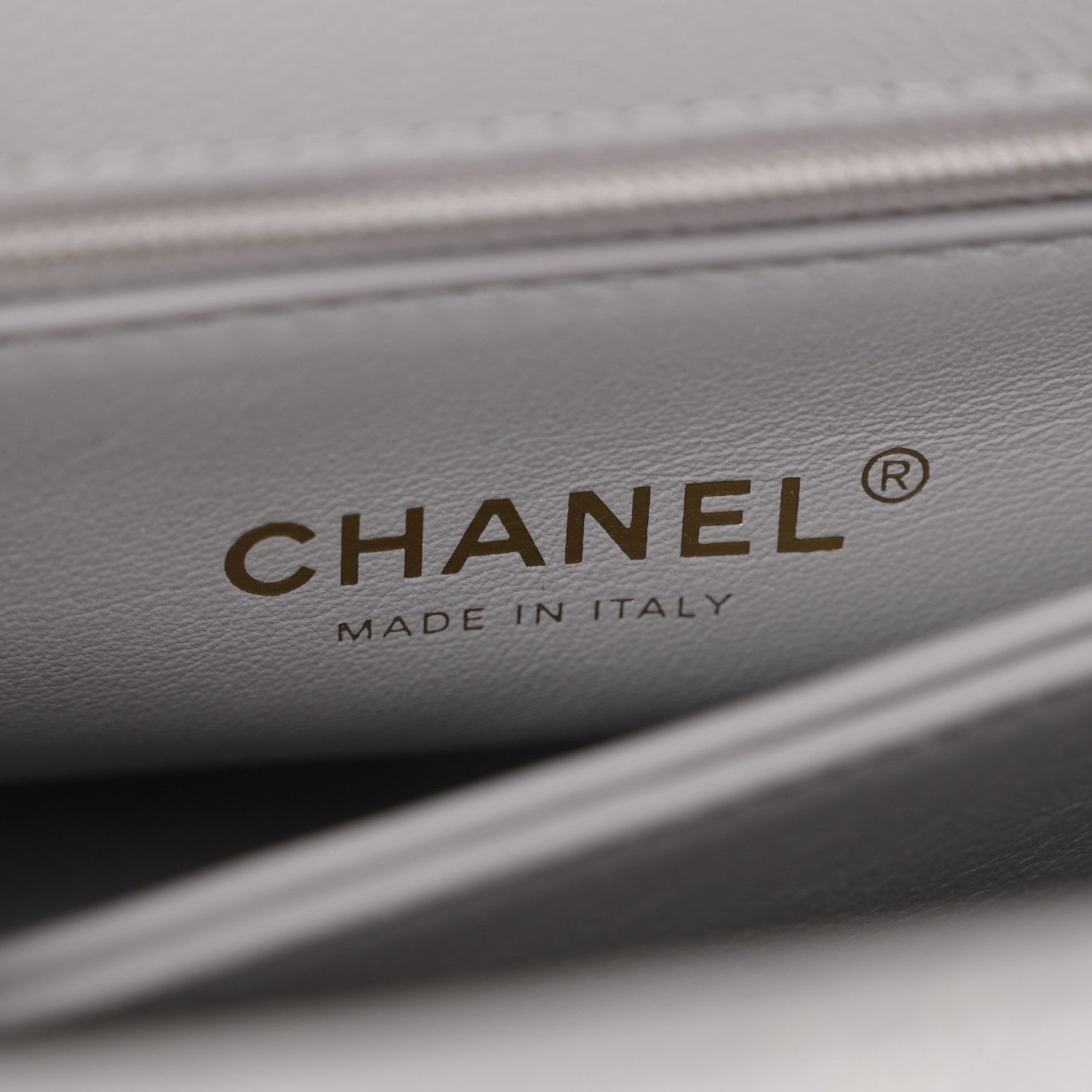 Chanel Caviar Quilted Mini Coco Handle Flap Light Grey 6 of 11