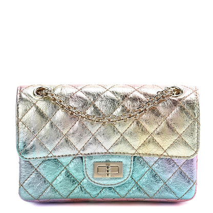 Chanel Metallic Goatskin Quilted Mini 2.55 Reissue Flap Multicolor 1 of 10