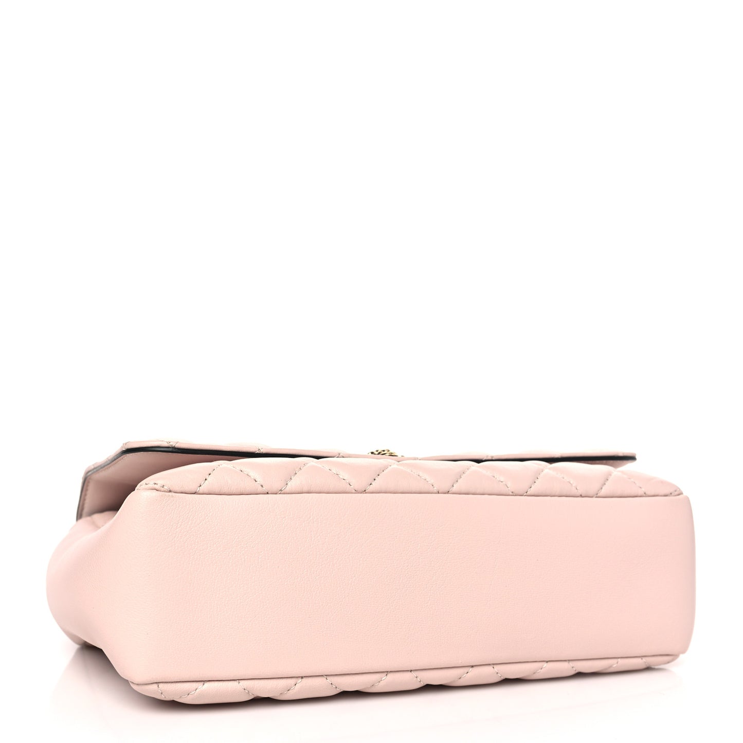 Nappa Quilted Medusa Chain Crossbody Light Pink