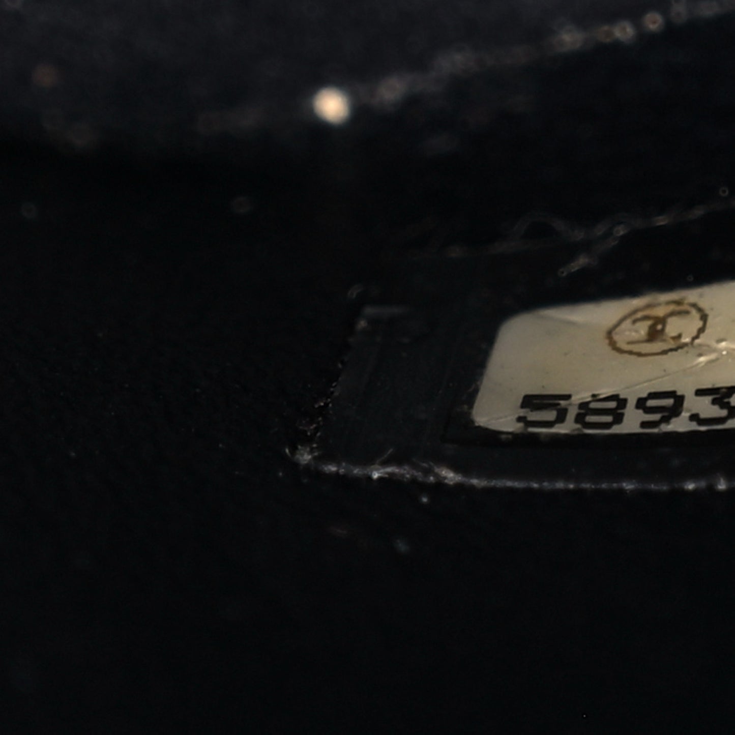 Caviar Quilted Medallion Tote Navy